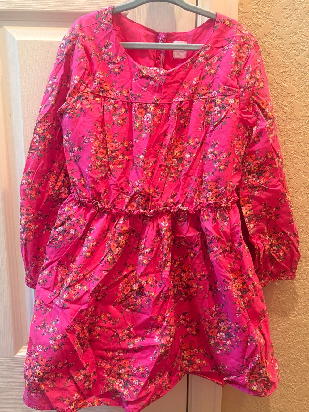 GAP Kids Hot Pink floral dress